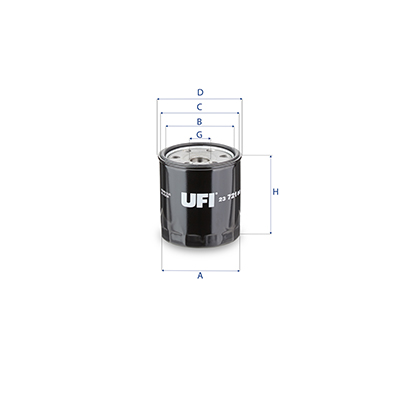 Filtr oleju UFI 23.721.00
