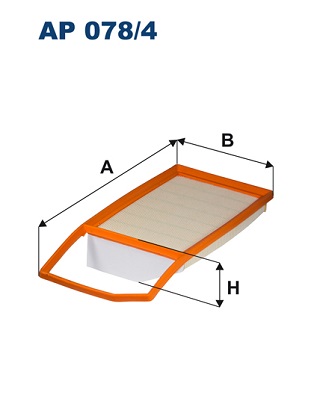 Filtr powietrza FILTRON AP 078/4
