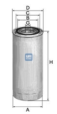 Filtr paliwa UFI 24.319.01