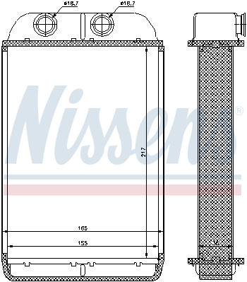 Nagrzewnica NISSENS 70232