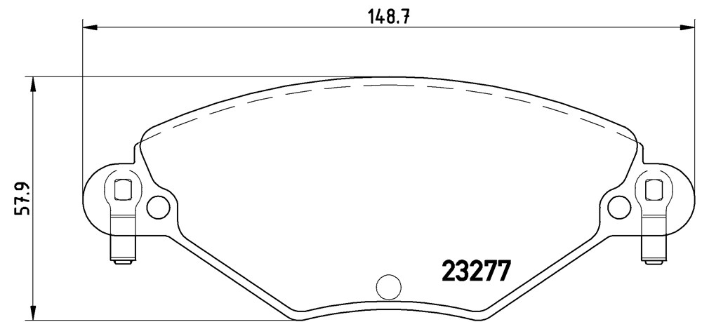 Klocki hamulcowe BREMBO P 61 071