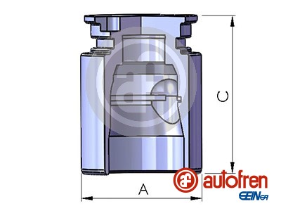 Tłoczek zacisku hamulcowego AUTOFREN SEINSA D025221