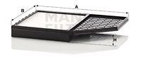 Filtr kabinowy MANN-FILTER CU 32 012/1