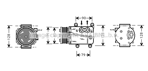 Kompresor klimatyzacji AVA QUALITY COOLING FDAK105