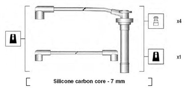 Przewody zapłonowe MAGNETI MARELLI 941295040853