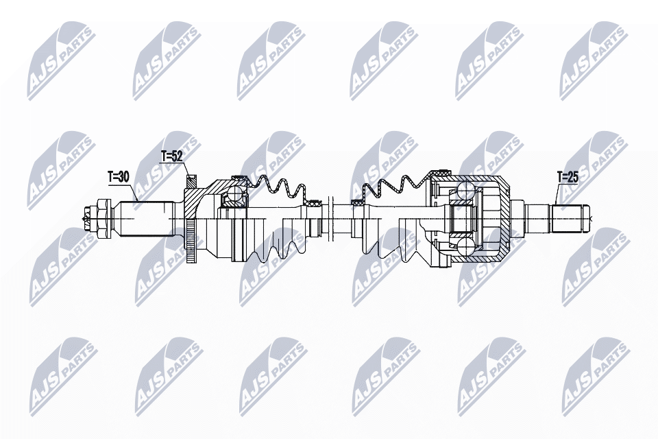 Wał napędowy NTY NPW-HY-624