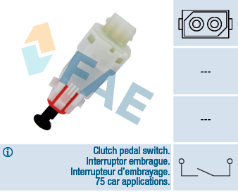 Czujnik pedału sprzęgła FAE 24499