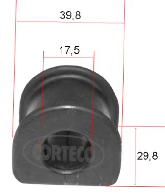 Guma stabilizatora CORTECO 49371775