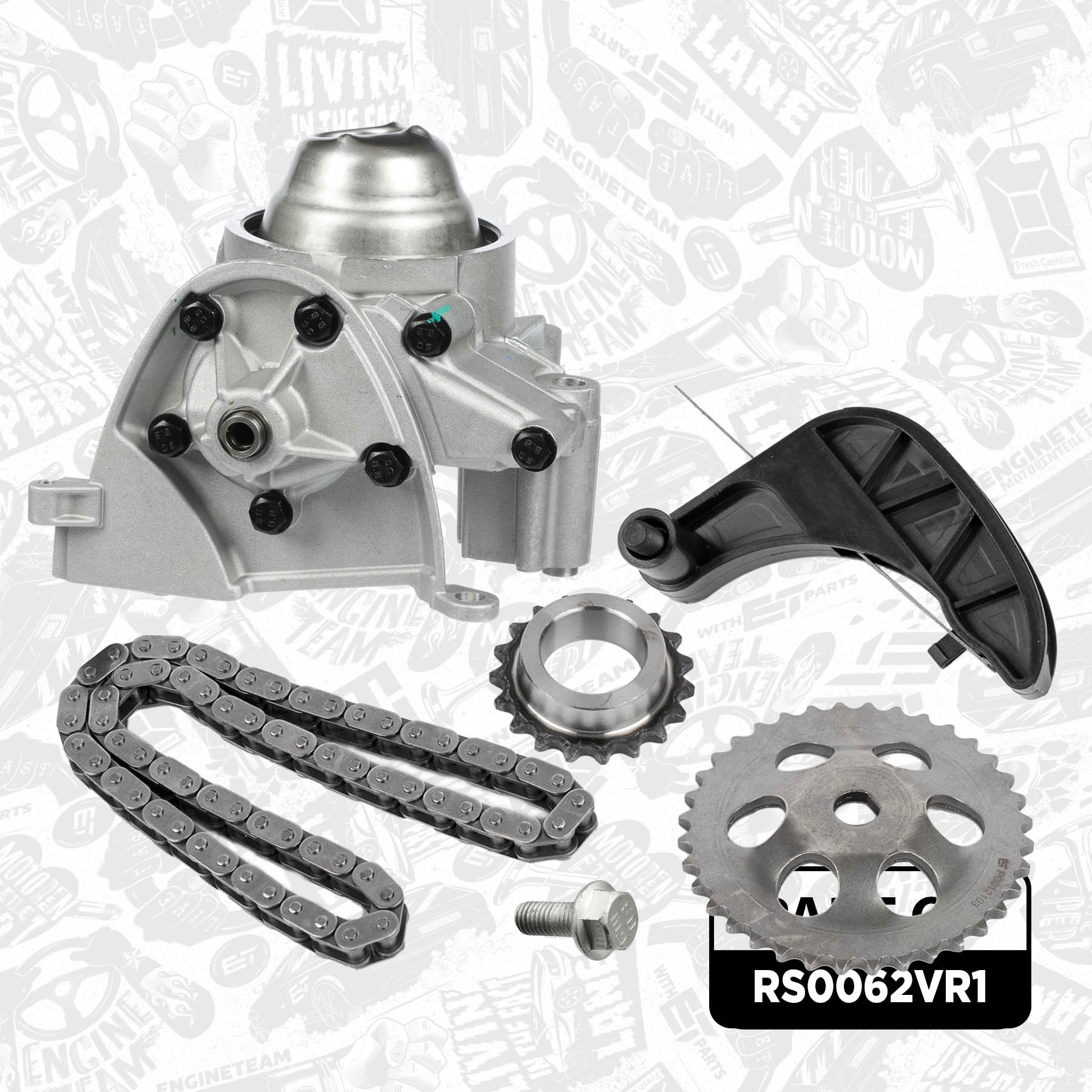 Zestaw łańcucha, napęd pompy oleju ET ENGINETEAM RS0062VR1