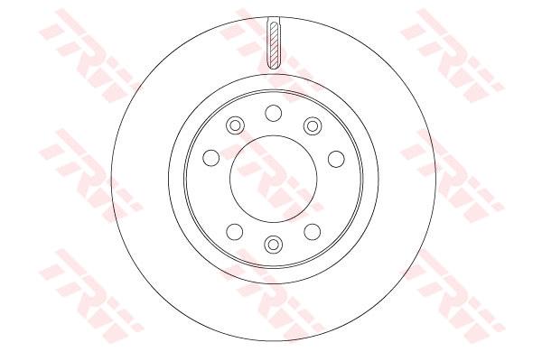 Tarcza hamulcowa TRW DF6785