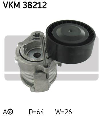 Rolka napinacza paska osprzętu SKF VKM 38212