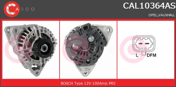 Alternator CASCO CAL10364AS