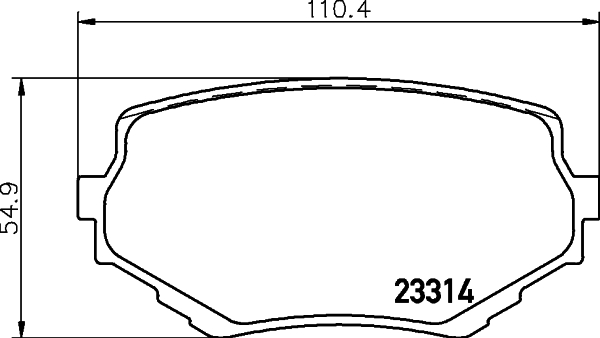 Klocki hamulcowe HELLA 8DB 355 017-181