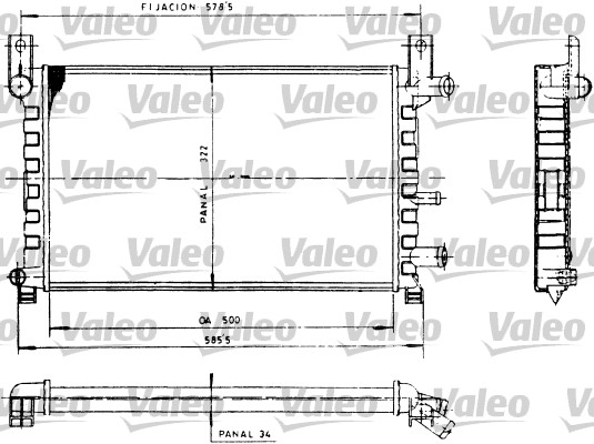 Chłodnica VALEO 730483