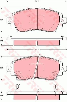 Klocki hamulcowe TRW GDB3333