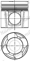 Tłok NÜRAL 87-437500-00
