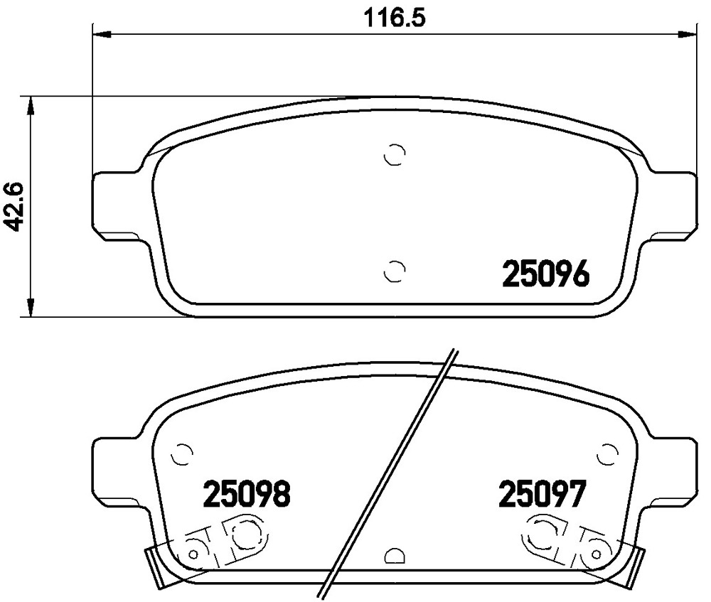 Klocki hamulcowe BREMBO P 59 080X