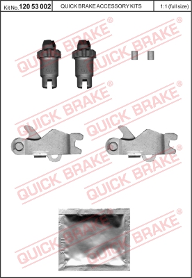 Zestaw naprawczy rozpieracza QUICK BRAKE 120 53 002