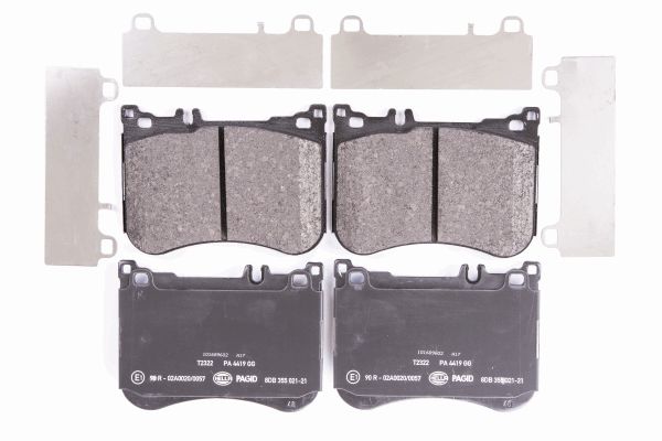 Klocki hamulcowe HELLA 8DB 355 021-211
