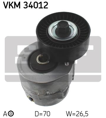 Rolka napinacza paska osprzętu SKF VKM 34012