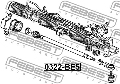Drążek kierowniczy FEBEST 0322-BE5