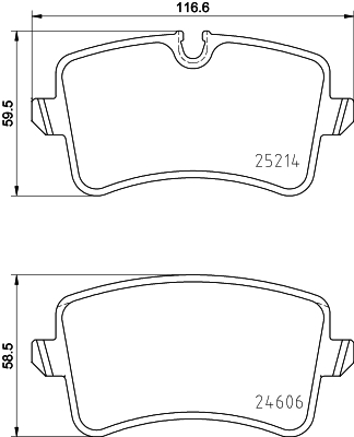 Klocki hamulcowe HELLA PAGID 8DB 355 015-201