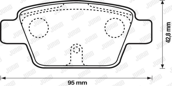 Klocki hamulcowe JURID 573105J