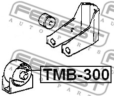 Poduszka silnika FEBEST TMB-300