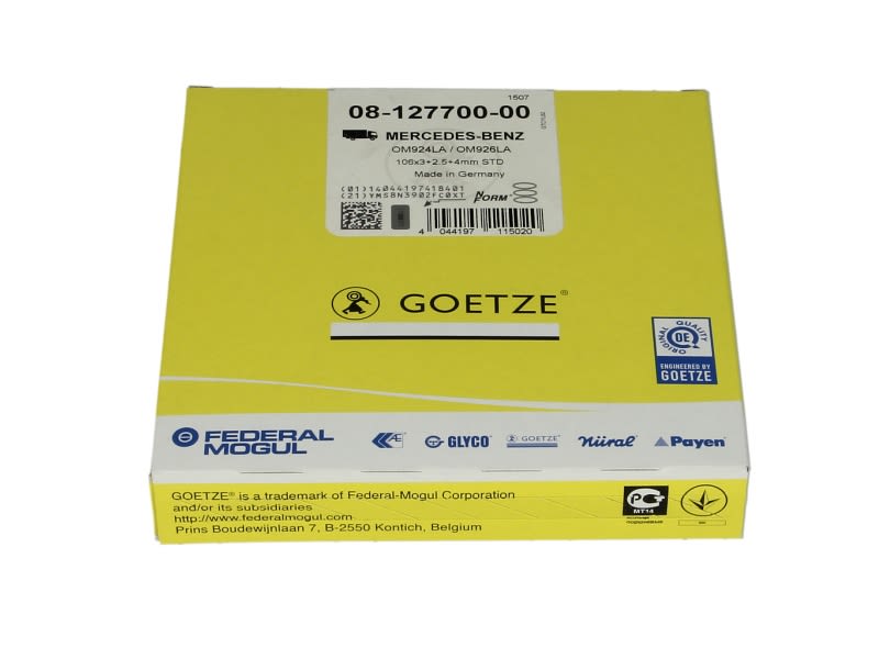 Pierścienie tłokowe GOETZE ENGINE 08-127700-00