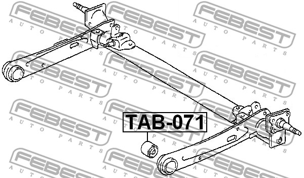 Tuleja wahacza FEBEST TAB-071