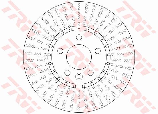 Tarcza hamulcowa TRW DF6499S