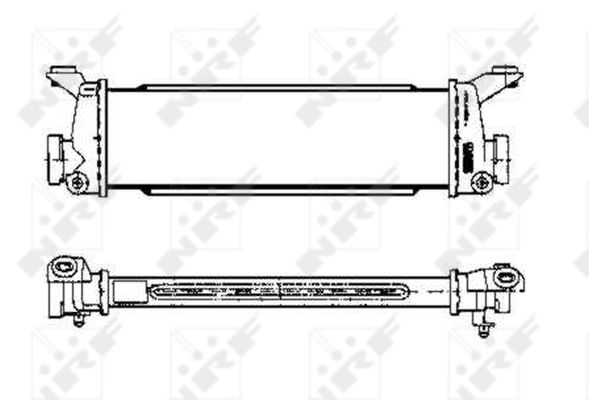 Chłodnica powietrza intercooler NRF 30151