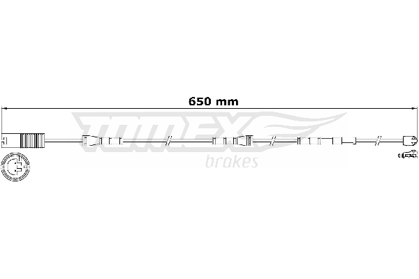 Czujnik zużycia klocków TOMEX BRAKES TX 31-15