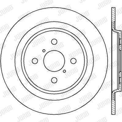 Tarcza hamulcowa JURID 562422JC