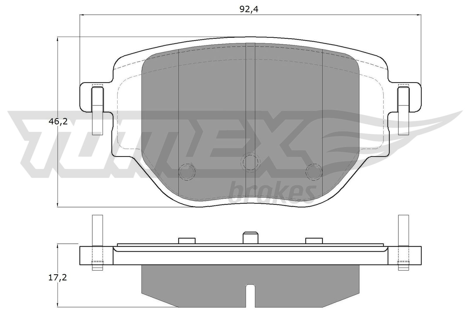 Klocki hamulcowe TOMEX BRAKES TX 19-91
