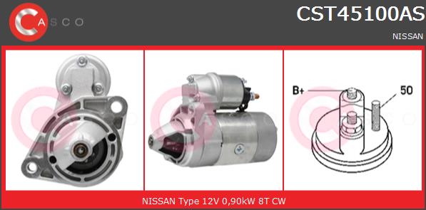 Rozrusznik CASCO CST45100AS