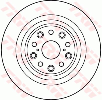 Tarcza hamulcowa TRW DF6038S