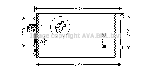 Skraplacz klimatyzacji AVA QUALITY COOLING VNA5244D