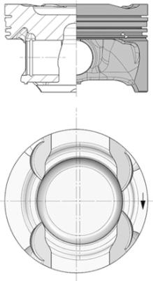 Tłok KOLBENSCHMIDT 40856600