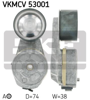 Rolka napinacza paska osprzętu SKF VKMCV 53001