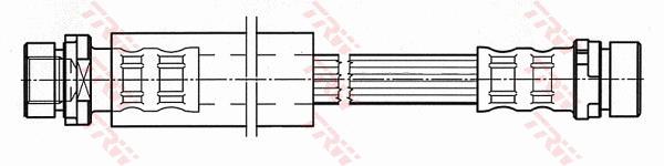 Przewód hamulcowy elastyczny TRW PHA498