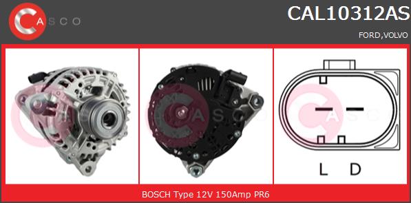 Alternator CASCO CAL10312AS