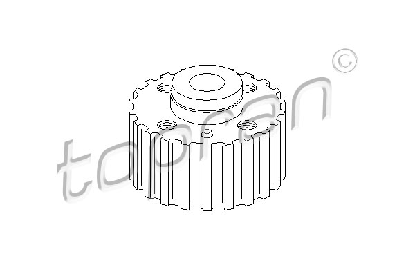 Koło zębate wału korbowego TOPRAN 100 296