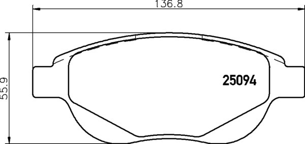 Klocki hamulcowe BREMBO P 61 137