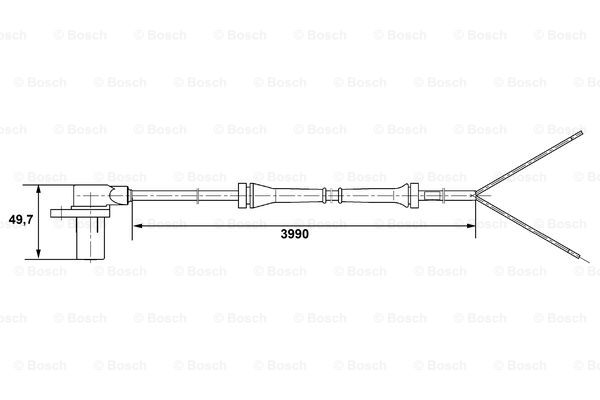 Czujnik ABS BOSCH 0 265 006 214