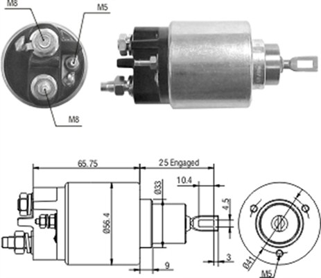 Elektromagnes rozrusznika MAGNETI MARELLI 940113050208