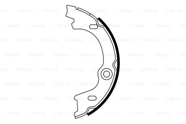 Zestaw szczęk hamulcowych BOSCH 0 986 487 926