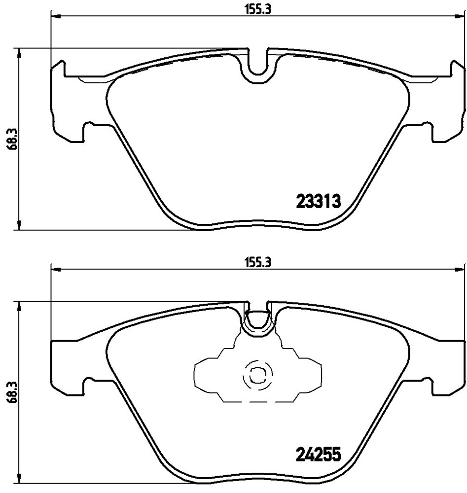 Klocki hamulcowe BREMBO P 06 055X