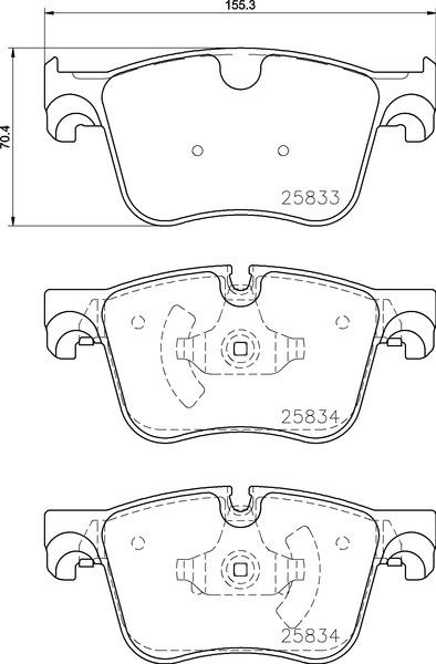 Klocki hamulcowe BREMBO P 61 127