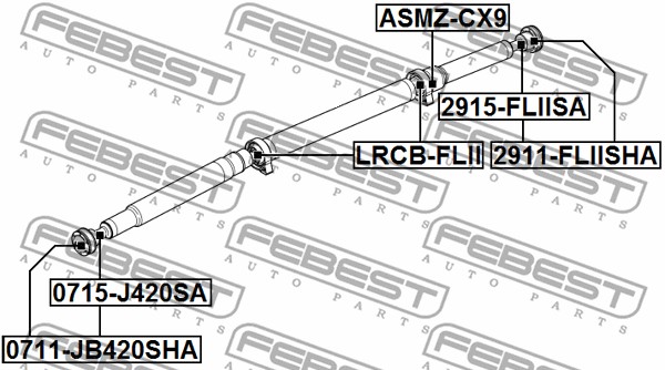 Osłona przegubu FEBEST 0715-JB420SA